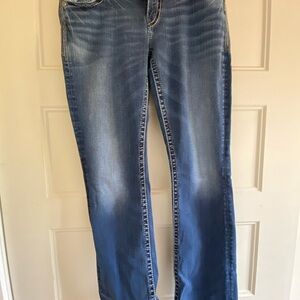 Silver Jeans Women's Straight Leg Blue Denim